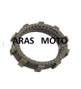 YAMAHA YZF R 25 - MT 25 DEBRİYAJ BALATA SETİ A KALİTE - ARASMOTO (Siyah)