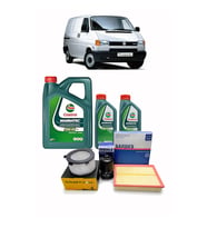 1990-2003 VW T4 YAĞ BAKIM SETİ 6L MGNTEC YAĞ + HAVA POLEN YAĞ FİLTRESİ 1.KALİTE 2.4 D 2.5 TDİ UYUMLU
