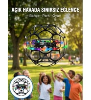 Koruyucu Kafesli Dron El Hareketiyle Edilebilen Uçan