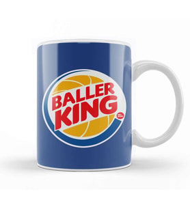Baller King Kupa Bardak Porselen