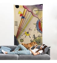 Verbindung Net Bağlantı Duvar Örtüsü Wassily Kandinsky-7488
