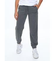 Unisex Kız Erkek Çocuk Antrasit Basic Eşofman Altı