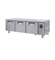 Iceinox Pişirici Altı Buzdolabı 280 Lt 3 Kapılı (Gri)
