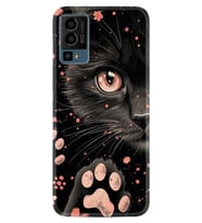 23 Kılıf HD Resim Baskılı Kara Kedi StKd -085