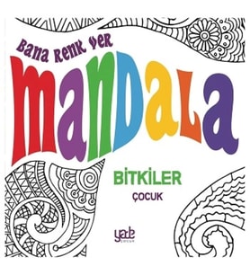 Bana Renk Ver Mandala-Bitkiler Çocuk