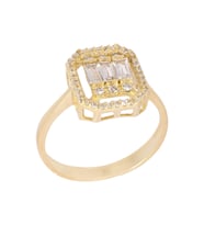 Cigold Taşlı Yüzük 14 Ayar Altın 2.21 Gr OA-C11501028992 (SARI-TABA)