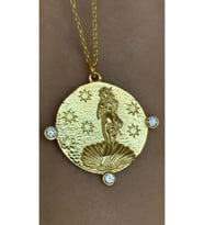 Venüs Kolye 925 Ayar Gümüş (Gold)