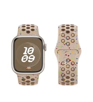 Apple Watch 38mm Uyumlu Kordon Silikon Esnek Yumuşak Delikli Spor KRD-02 Kayış