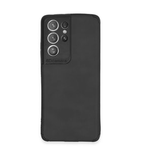 Samsung Galaxy S21 Ultra Kılıf Loop Deri Silikon - Siyah