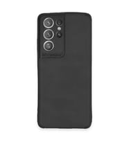 Samsung Galaxy S21 Ultra Kılıf Loop Deri Silikon - Siyah