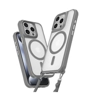 iPhone 14 Pro Max Kılıf Enka Magsafe Silikon Kılıf - Titan Gri