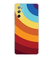Samsung Galaxy S20 FE  Kamera Korumalı Kapak Renk Cümbüşü Tasarımlı  Şeffaf  Kılıf
