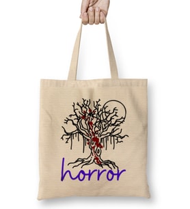 Horror Horror Horror Bez Çanta Uzun Saplı