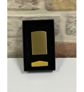 Lighter Marka Usb Şarjlı Elektrikli Sarı Gold Kişiye Özel Çakmak