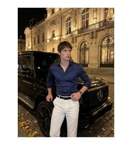 Elegance Pamuk Saten Slim Fit Gömlek