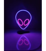 Uzaylı Allien Neon Led Masa Lambası