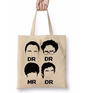 The Big Bang Theory Bez Çanta Uzun Saplı