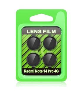 Xiaomi Redmi Note 14 Pro 4G Raze Metal Kamera Lens - Siyah