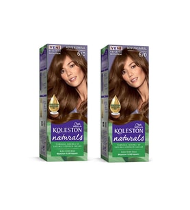 Naturals Saç Boyası Koyu Kumral 6/0 2x Paket