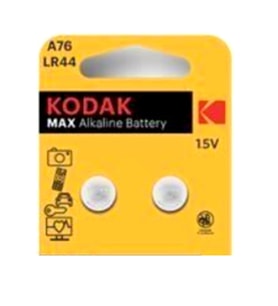 Kodak Düğme Pil A76 Lr44 2Li