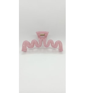 Pembe Renk Dalga Figür Mandal Toka