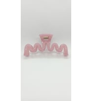 Pembe Renk Dalga Figür Mandal Toka