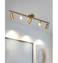 Rsylight Metal Modern 5 Li Eskitme Kaplama Led Spot Avize Günışığı Ampullü