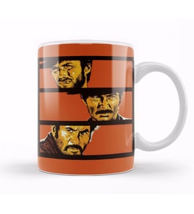 The Good, Bad and Ugly İllüstrasyon Kupa Bardak Porselen