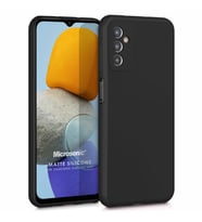 Microsonic Matte Silicone Samsung Galaxy M13 Kılıf Siyah