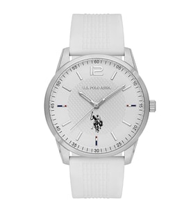 U.S. Polo Assn. USPA1049-08 Erkek  Kol Saati (Beyaz)