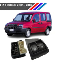 Fiat Doblo Cam Açma Anahtarı Ön Sol - Çiftli
