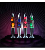 Dekoratif Lav Lamba - Lava Lamp Büyük Boy 41 Cm (Yeşil)