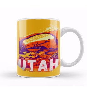 Utah Art Kupa Bardak Porselen