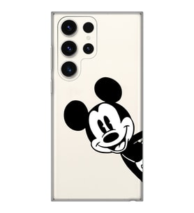 Samsung Galaxy S23 ULTRA Uyumlu Mickey Mouse Tasarımlı Şeffaf Telefon Kılıfı