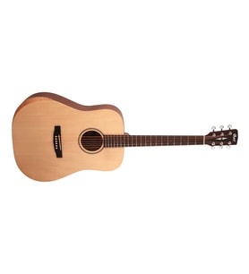 Cort EARTH BEVEL CUT OP Eğimli Kasa Akustik Gitar (Orta/Profesyonel Seviye)  Konforlu Kol Desteği (Bevel Cut), Masif Sitka Ladin Kapak ve Open Pore Doğal Bitiş