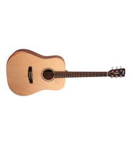 Cort EARTH BEVEL CUT OP Eğimli Kasa Akustik Gitar (Orta/Profesyonel Seviye)  Konforlu Kol Desteği (Bevel Cut), Masif Sitka Ladin Kapak ve Open Pore Doğal Bitiş