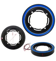 Tweeter Kapağı Neon Ledli 8cm Mavi 2 Adet