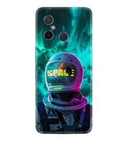 Xiaomi Redmi 12C Kılıf Resimli Desenli Silikon Platinium Series Space 1814