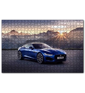 Cakapuzzle Jaguar F Type R Coupe  Puzzle Yapboz MDF (Ahşap) (120 Parça)