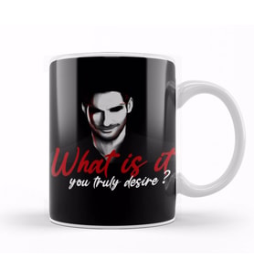 What is it You Truly Desire Lucifer 01 Kupa Bardak Porselen