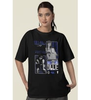 Billie Eilish Hit Me Hard And Soft Baskılı Unisex Oversize Şarkıcı Tişört