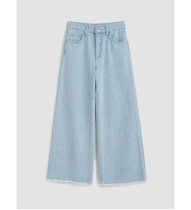 LC WAIKIKI İndigo Wideleg Kız Çocuk Jean Pantolon