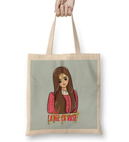 La Vie En Rose Jang Wonyoung 01 Bez Çanta Uzun Saplı