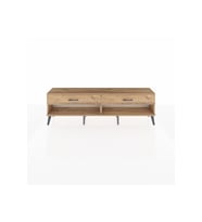 Arges TV Ünitesi 2 Çekmeceli  176x30x51 Çam-Çam