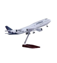 HEDİYELİK-MAKET UÇAKLAR-LUFTHANSA-ÖLÇEK : 1:160 47 CM-JB747-8