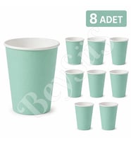 Parti Kağıt Bardak 8li Yeşil