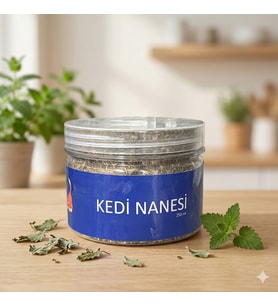 Doğal Kedi Nanesi (Catnip) - 250 ml Kavanoz - Eğlenceli ve Doğal