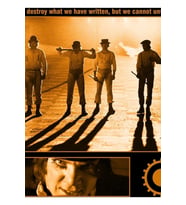 A Clockwork Orange - We Can Destroy.. Tablo Ahşap Poster Dekoratif