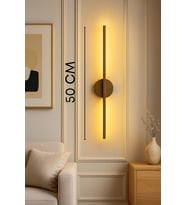 Eskitme 50cm Kablosuz Pilli Salon Koridor Tablo Duvar Resim Televizyon Kenarı Aplik Duvar Aydınlatma