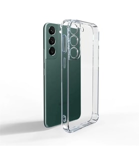 Samsung Galaxy S22 Uyumlu Kılıf Zore 2mm Anti Shock Silikon (Renksiz)